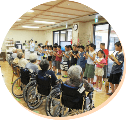 小学生と交流会